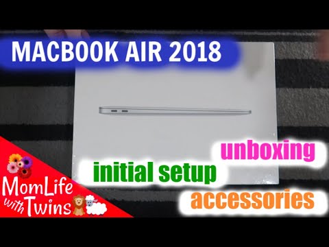 MACBOOK AIR 2018 SPACE GREY UNBOXING, SETUP AND MUST HAVE ACCESSORIES