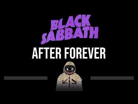 Black Sabbath • After Forever (CC) (Upgraded Video) 🎤 [Karaoke] [Instrumental Lyrics]