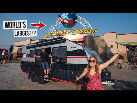 Overnight RV Camping at the WORLD’S LARGEST Truck Stop!? - This Place is CRAZY!