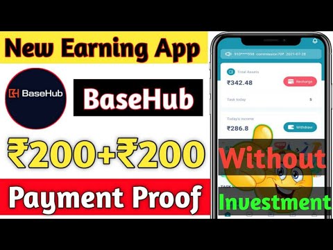 💥BaseHub Earning App Today || Without Investment Earning App Today || BaseHub Free Earning App  ||