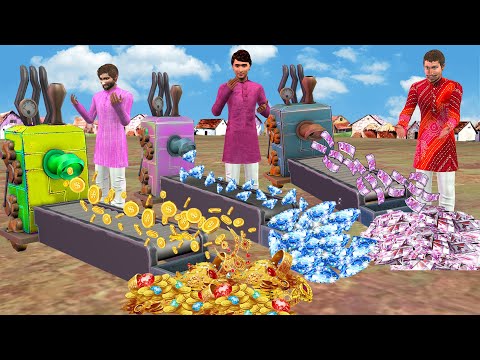 Magical Teen Machine Money Gold Diamonds Hindi Kahaniya Hindi Moral Stories new Funny Comedy Video