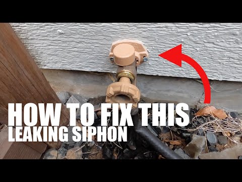 How to Replace a Woodford Model 17 Vacuum Breaker on a leaking water spigot