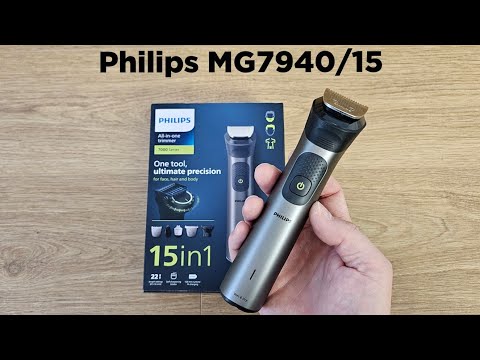 Philips MG7940/15 hair trimmer - Unboxing and Review