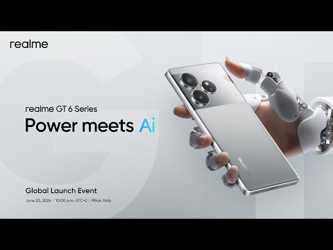 realme GT 6 Series Global Launch Event 丨 Power meets AI