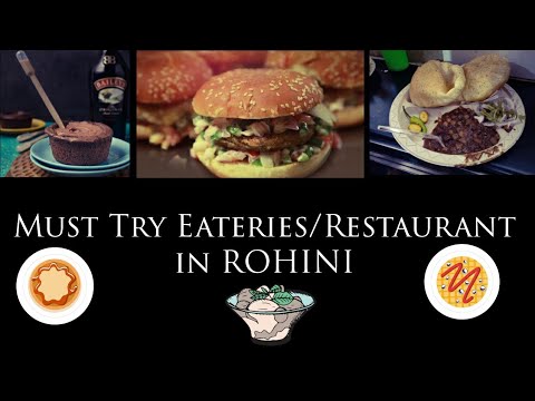 10 Eateries/Restaurant in Rohini | Delhi's Best Place | Must Explore | Food to Drool for