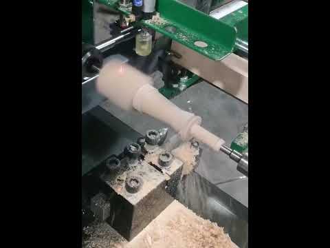 Woodworking machinery automatic loading #woodcarving