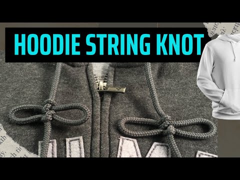 How To Tie Hoodie String  | Hoodie String  knot |Tutorial For Knots|Tie A Lace |Tie a jacket