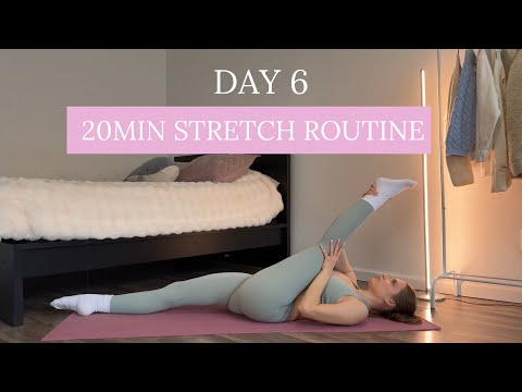 DAY 6 - 1 Month Pilates Plan // Daily Stretch Routine // DoraFit