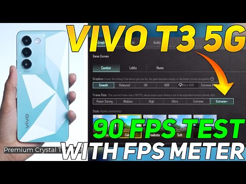 VIVO T3 5G BGMI 90 FPS TEST | HEATING ISSUE 😔