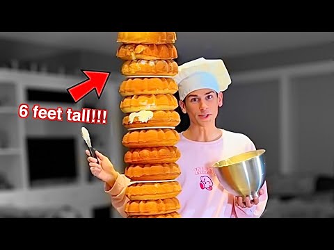 i made a CAKE TALLER than ME?!!