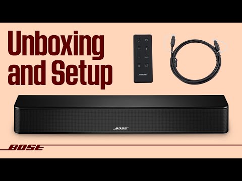 Bose Solo Soundbar 2 – Unboxing and Setup