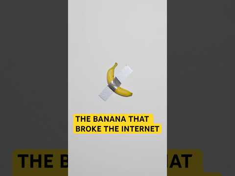 The #banana that changed the art world as we know it. #MaurizioCattelan #arthistory #sothebys