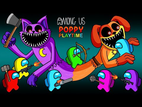 어몽어스 Among Us VS Poppy Playtime 4: CATNAP, DOGDAY | Among Us Animation