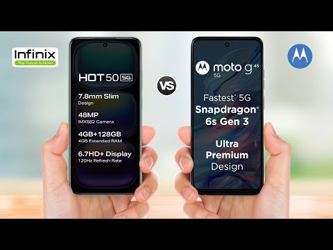 Infinix Hot 50 5g vs Moto G45 5g || Full Comparison