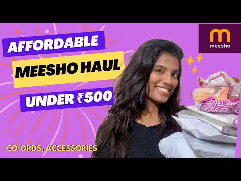 Part-1 of Affordable accessories, co-ord sets from meesho | #meeshofinds #shopping  #harexplore