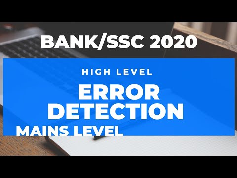 High Level Error Detection|| Parsing of The Hindu in easy way||