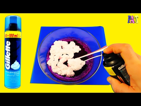 Lizunov FROM shaving foam and boric acid! HOW TO Lizunov without glue! SOMETHING WENT WRONG!