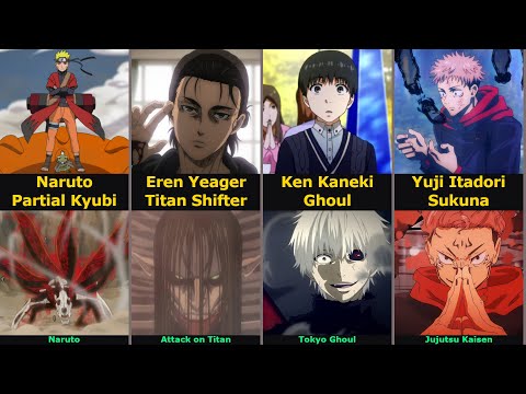 100 Anime Characters' Monster Transformation