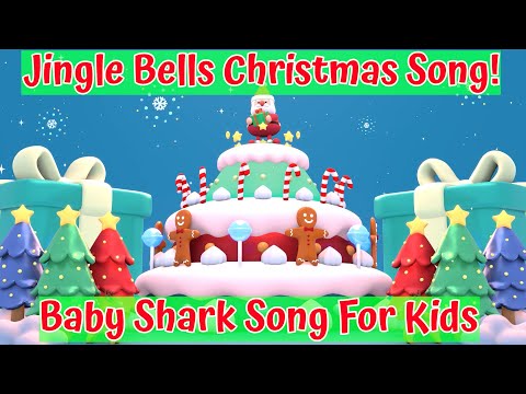 Jingle Bells Xmas Song for Kids | Baby Shark Song for Toddlers & Babies