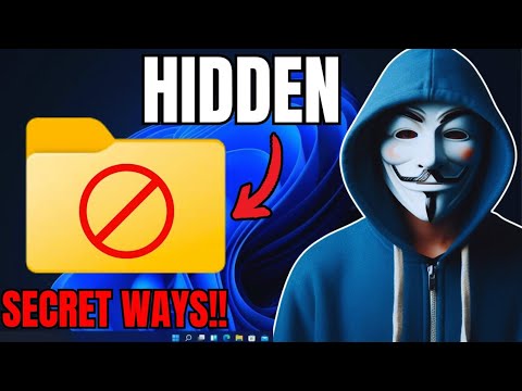 Hide your files like a hacker ( 10 Ways )