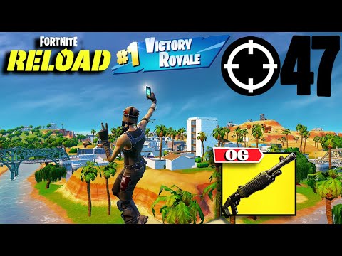 47 Elimination Solo Vs Squads "RELOAD" Gameplay Wins (Fortnite PS4 Controller On PC)