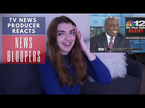 TV News Producer Reacts to News Bloopers