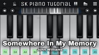 Somewhere In My Memory (John Williams), Home Alone Soundtrack - Piano Tutorial