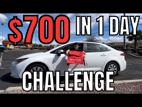 $700 IN ONE DAY DoorDash/Uber Eats Challenge (9th Attempt)