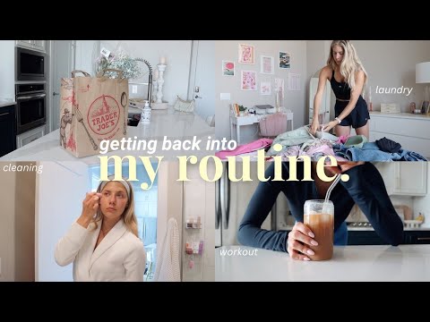 VLOG: getting back into routine, free people haul, time w/ friends!