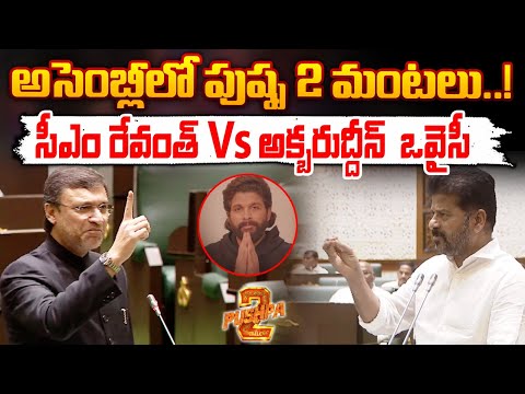 అసెంబ్లీలో పుష్ప 2 మంటలు..! || CM Revanth Reddy vs Akbaruddin Owaisi  || Pushpa 2 | Red Tv