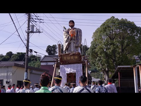 佐原の大祭2023秋　中日　西関戸区　町内を出発