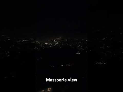 Massoorie view in night time#massoorie #viral_video