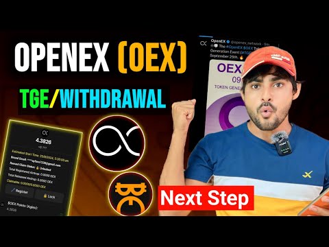 $OEX Satoshi Mining TGE & Withdrawal || OpenEx Listing,Withdrawal,TGE Update|| Satoshi Mining OEX