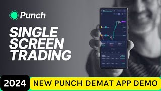 How to Trade in Punch Demat Mobile app | Option Trading punch mobile app