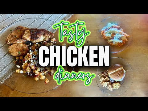 3 Tasty Chicken Dinners | Family Friendly Recipes | What's for Dinner | MEL COOP