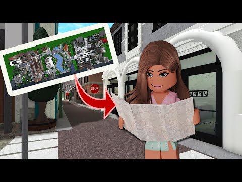 WE VISITED THE BIGGEST CITY IN BLOXBURG! 3 PLOTS 1 CITY