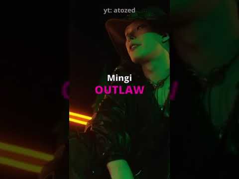 each ATEEZ members' fave song in OUTLAW #ateez #shorts #outlaw #bouncy #kpop