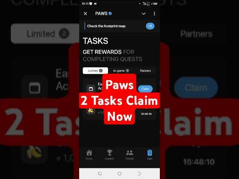 Unban Paws X Paws UNBAN PAWS X+1,000,000 PAWS Task | Paws New TaskToday New Task Paws New Update