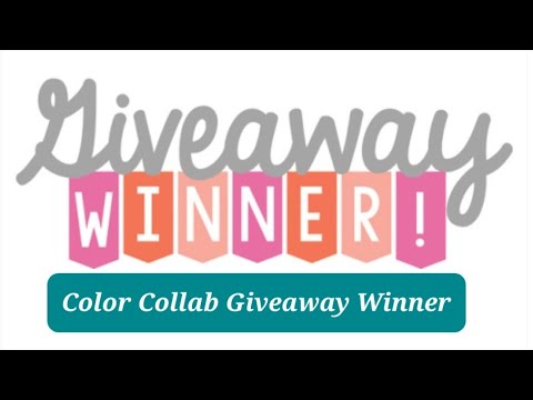 Winner Winner of the Color Collab • Congratulations 🎉 #giveawaywinner #giveawayannouncement #winner