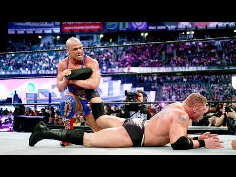 WWE Iron Man Match - Kurt Angle VS Brock Lesnar - WWE 2K23