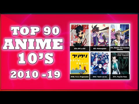 Top 100  anime of the 10's 2010 - 2019