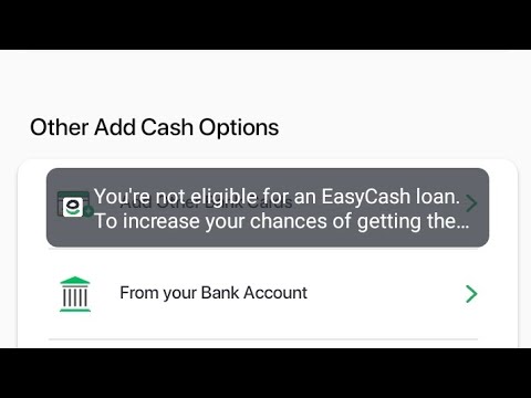 You're not eligible for an EasyCash loan | easypaisa loan technical reason solution