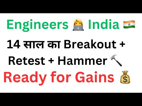 Engineers india share latest news today- Engineers india 14 years breakout retest analysis price