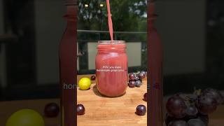 Homemade Grape Juice 🍇 #growyourown #grapejuice #grapejuicerecipe #juicingforhealth #ytshorts