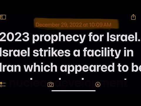 A 2022 prophecy fulfilled! This prophecy was given long before 10/7/2023. chrisreedministries.net