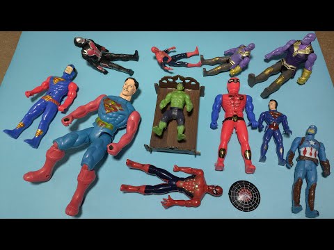 UNBOXING AVENGERS' TOYS -Action Figures -Cheap Price - Superman, Thor, Hulk, Spiderman -Toys