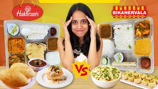 HALDIRAM VS BIKANERVALA  Entire Menu Challenge 😱 | Who Is Better ? 🤔