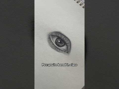 A quick eye sketch with a pencil #shorts #sketching #drawing #artwork