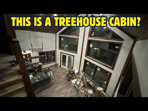 Creekside Treehouse Cabin Build - Final Stages!!!