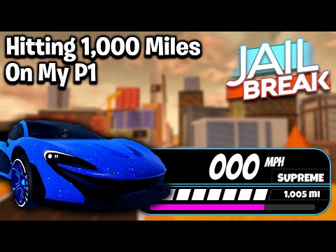 Hitting 1,000 Miles on my Power-1 in Roblox Jailbreak!